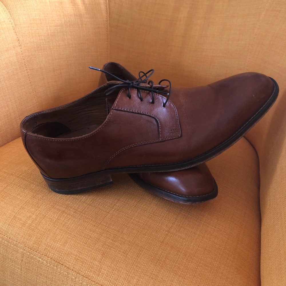 Tasso Elba Mens Arturo Plain Toe Derby’s - 11.5